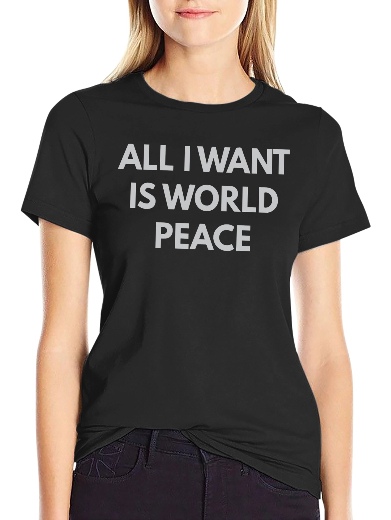 World Peace Graphic Tee - Soft Cotton Blend