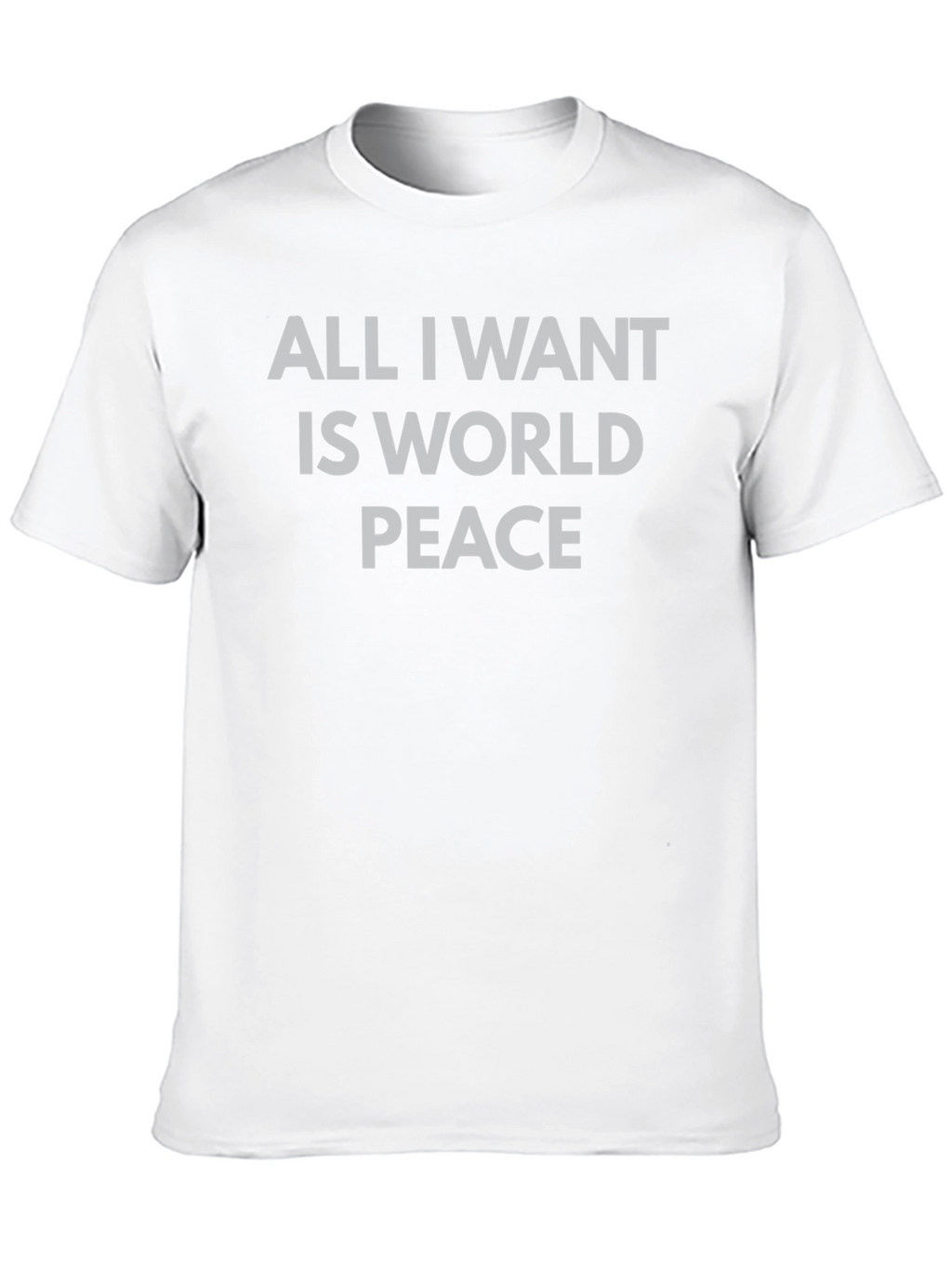 World Peace Graphic Tee - Soft Cotton Blend