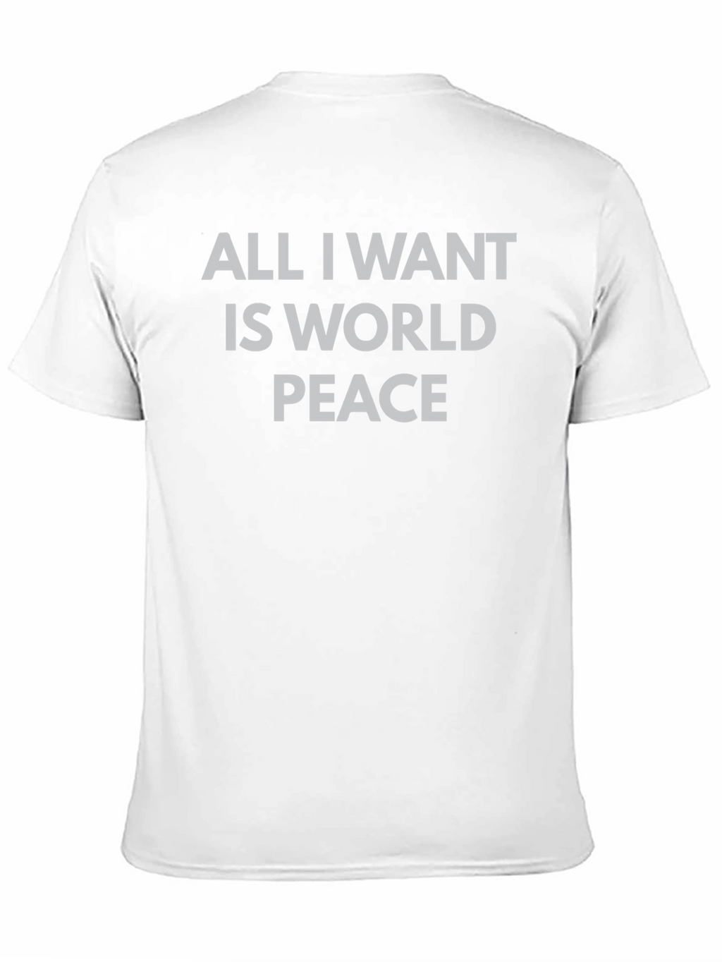 World Peace Graphic Tee - Soft Cotton Blend