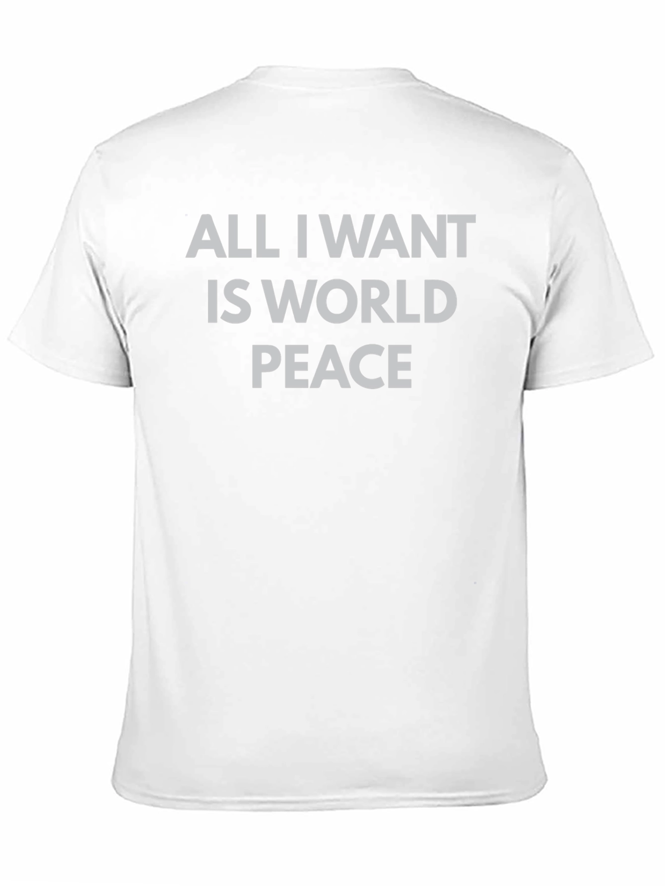 World Peace Graphic Tee - Soft Cotton Blend