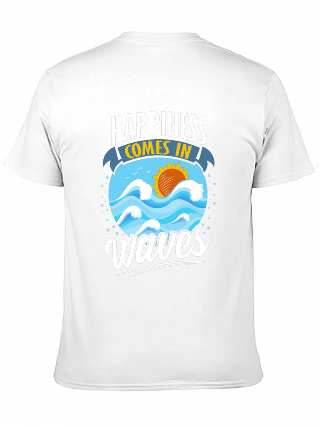 Happiness Comes in Waves Graphic Tee