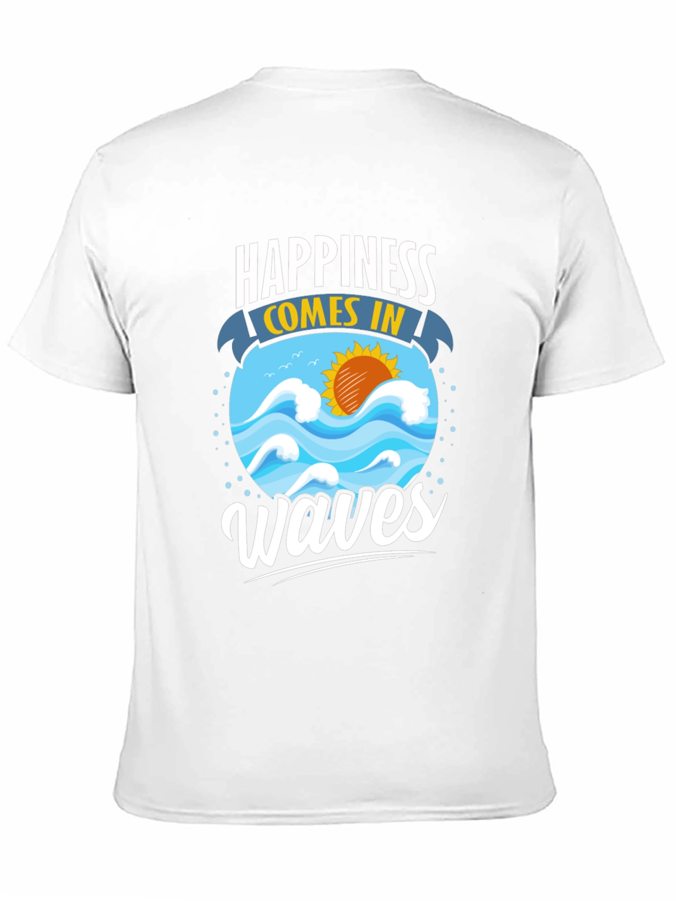 Happiness Comes in Waves Graphic Tee