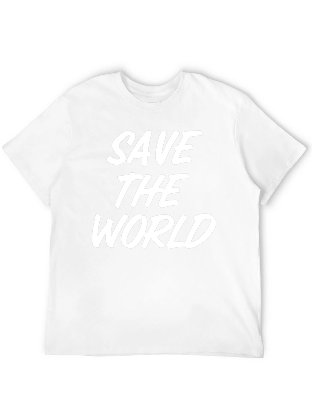 Save the World Graphic Tee - Black