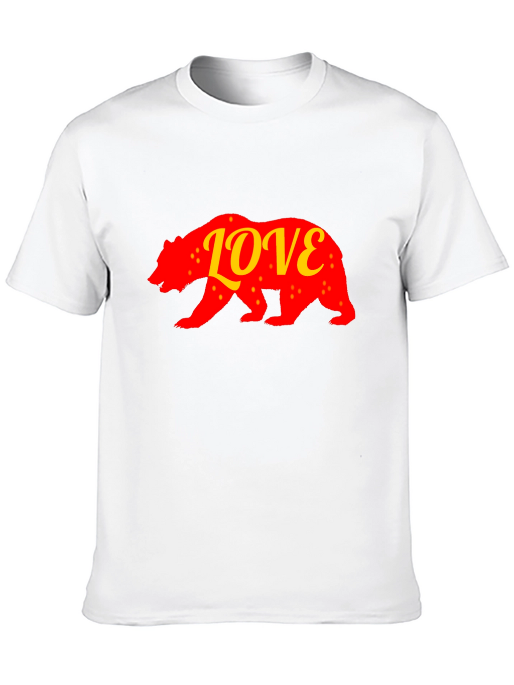 California Bear Love T-Shirt - Black