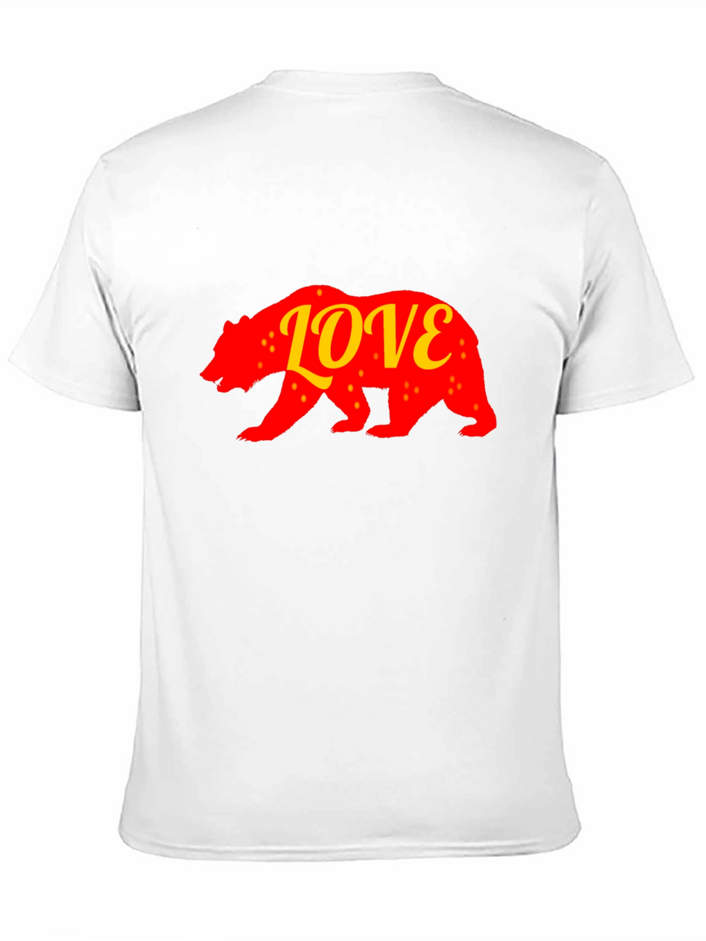 California Bear Love T-Shirt - Black