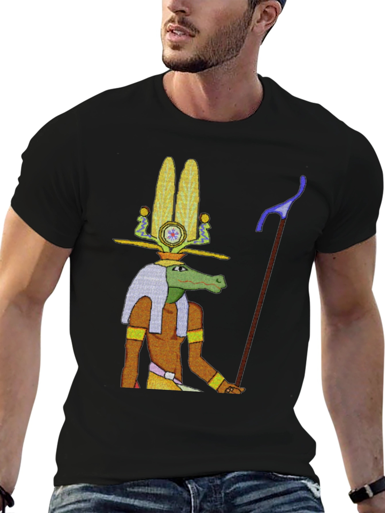 Sobek Egyptian God Graphic T-Shirt