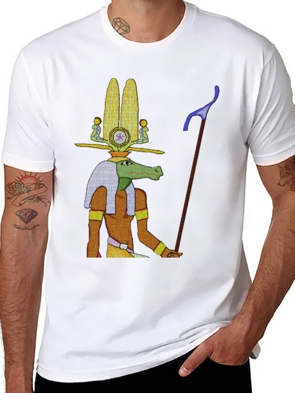 Sobek Egyptian God Graphic T-Shirt