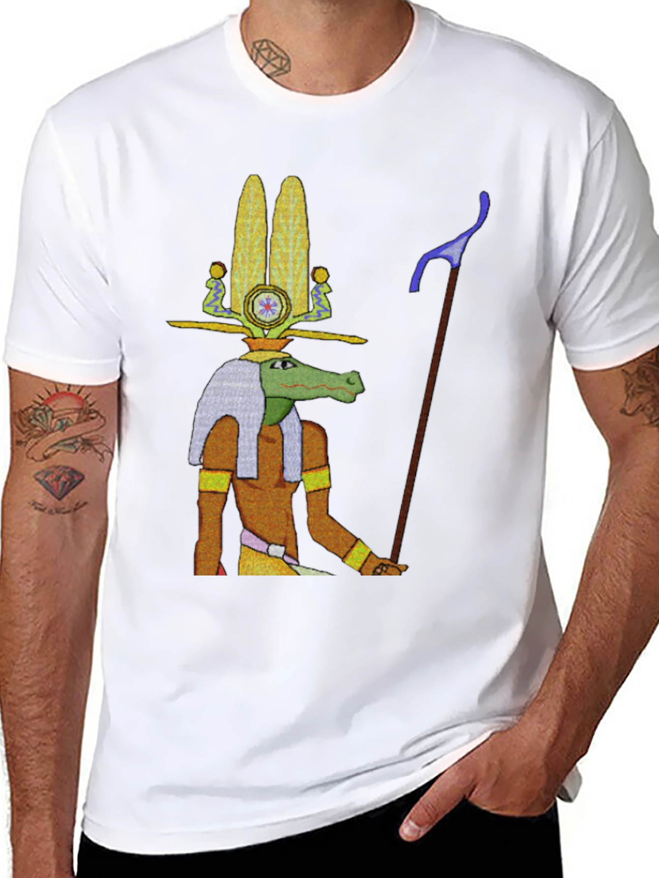 Sobek Egyptian God Graphic T-Shirt
