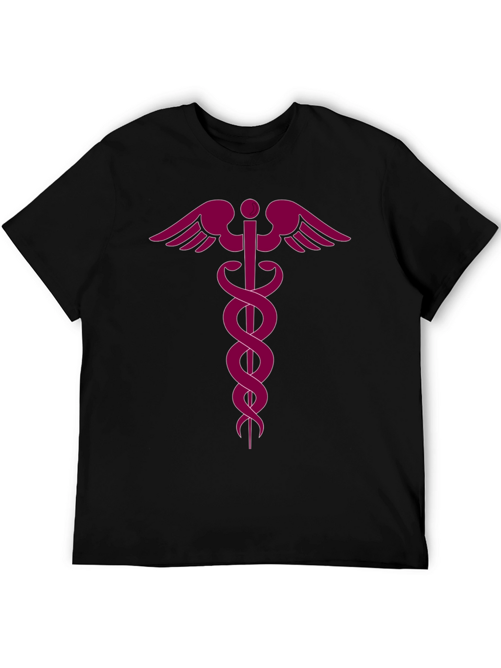 Medical Caduceus Black T-Shirt