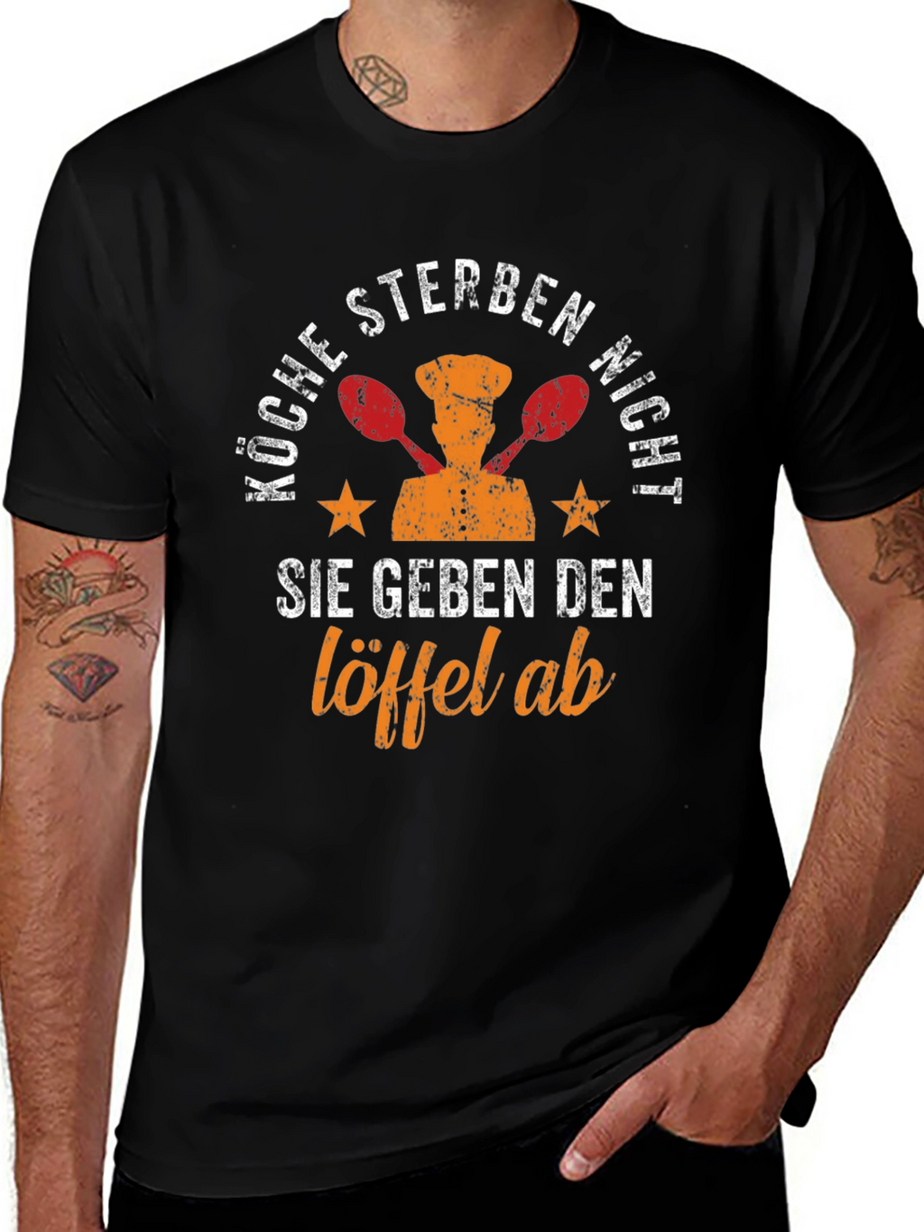Chefs Humor T-Shirt: Köche Sterben Nicht