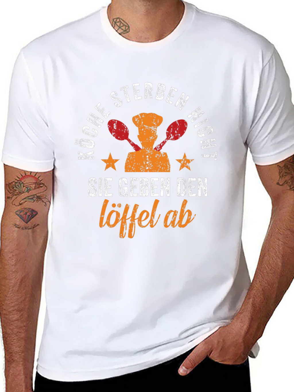 Chefs Humor T-Shirt: Köche Sterben Nicht