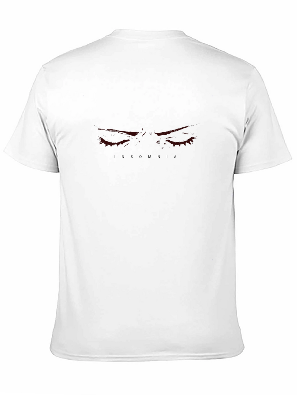 Insomnia Graphic Print Black T-Shirt