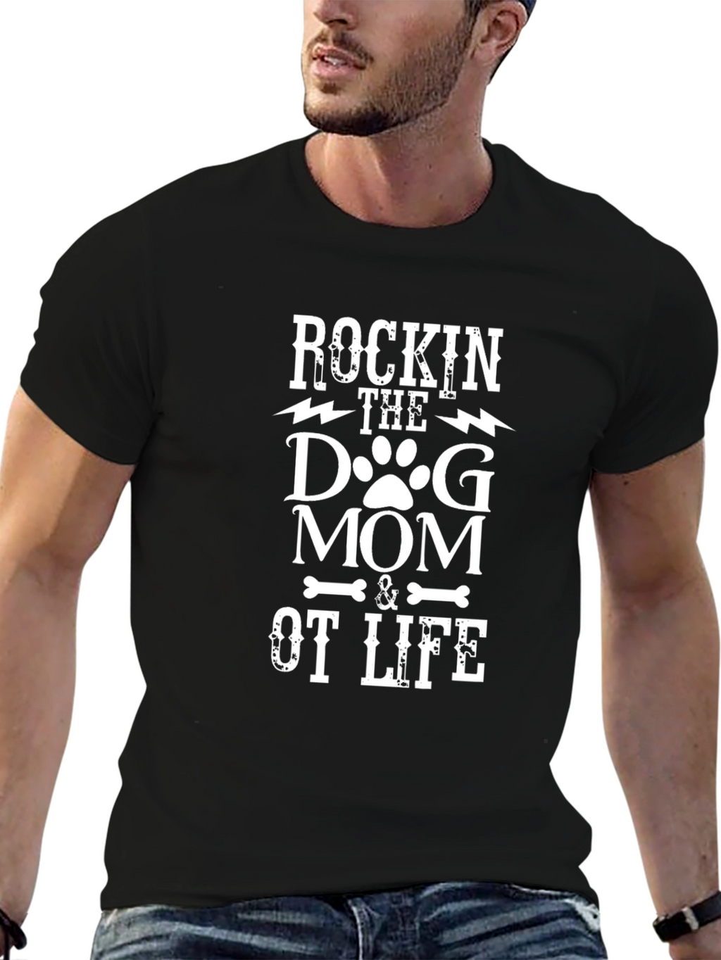 Rockin the Dog Mom & OT Life T-Shirt