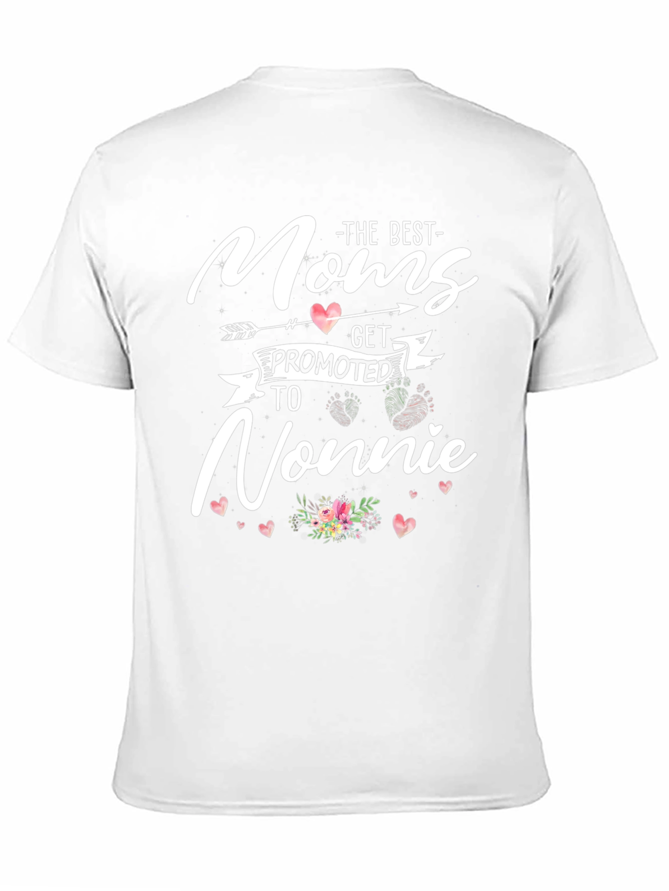 Moms Get Promoted to Nonnie Graphic T-Shirt