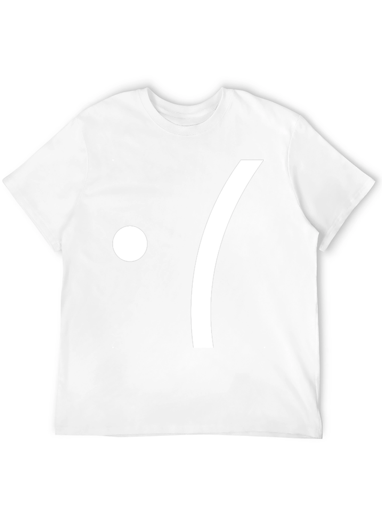 Minimalist Sad Face Black Tee