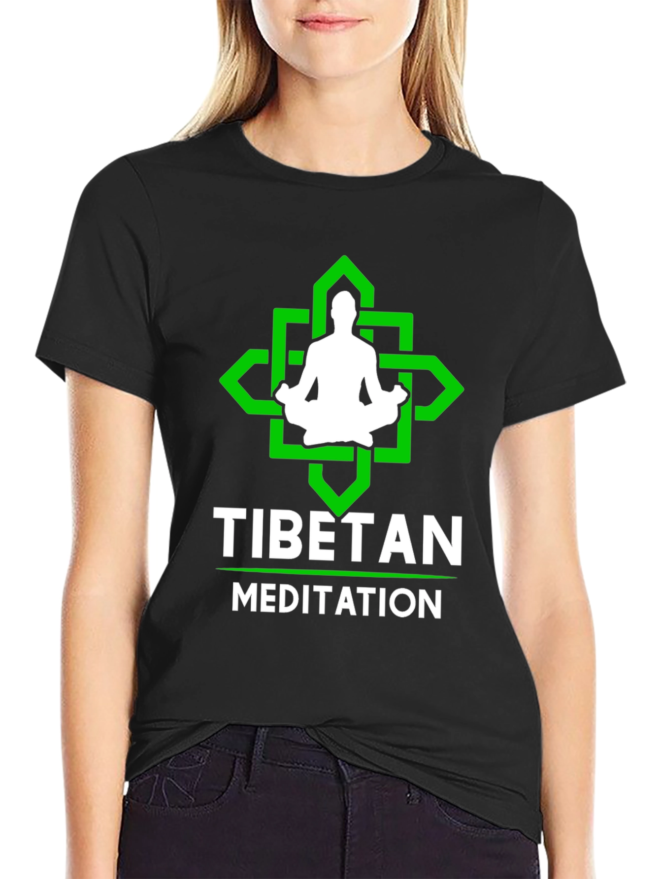 Tibetan Meditation T-Shirt: Relax & Find Inner Peace