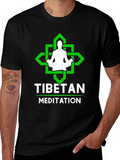 Tibetan Meditation T-Shirt: Relax & Find Inner Peace