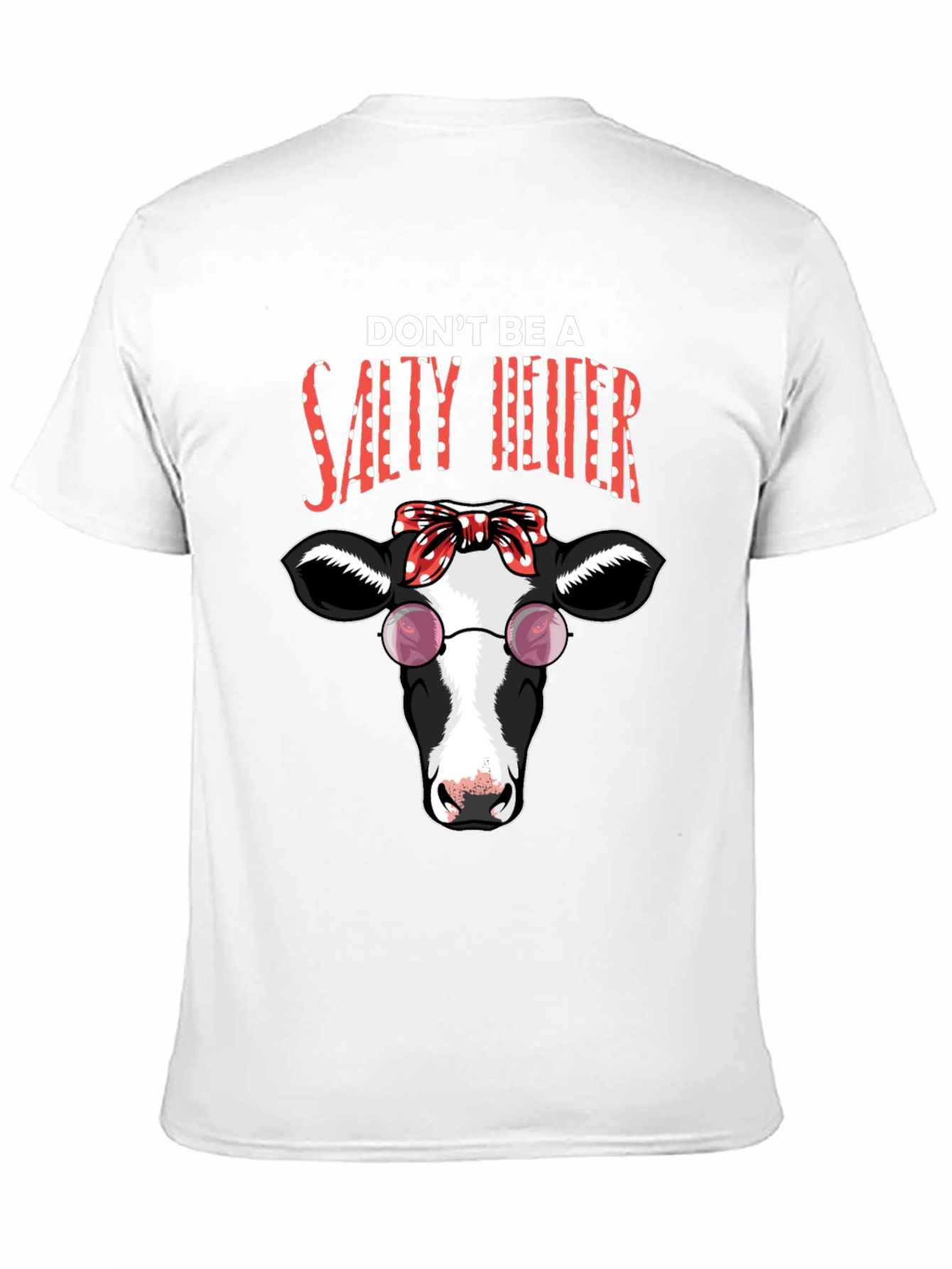 Salty Heifer T-Shirt - Funny Cow Graphic Tee