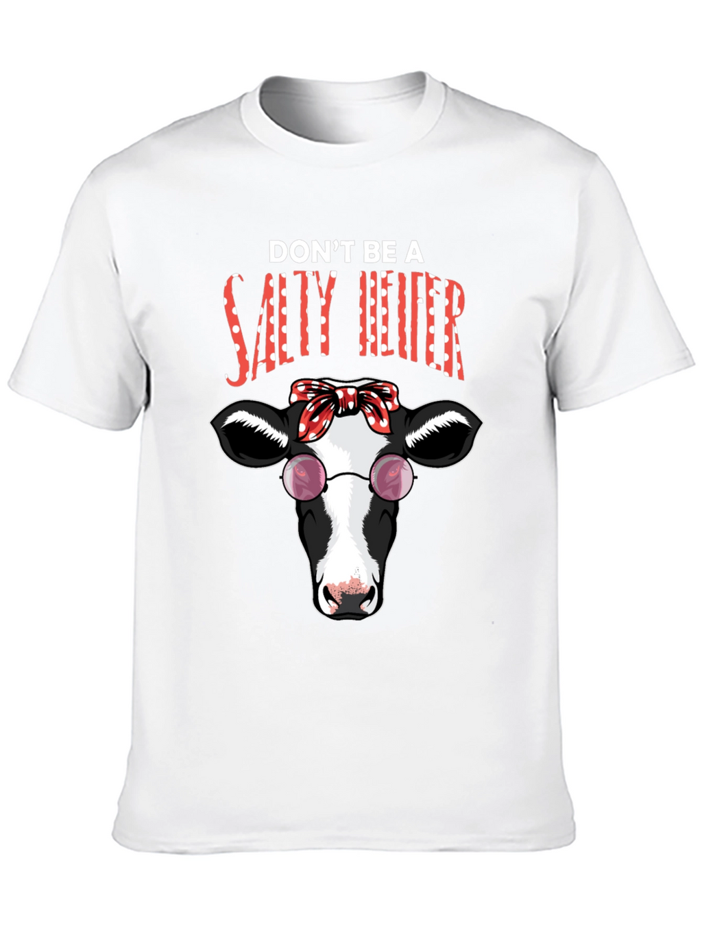 Salty Heifer T-Shirt - Funny Cow Graphic Tee