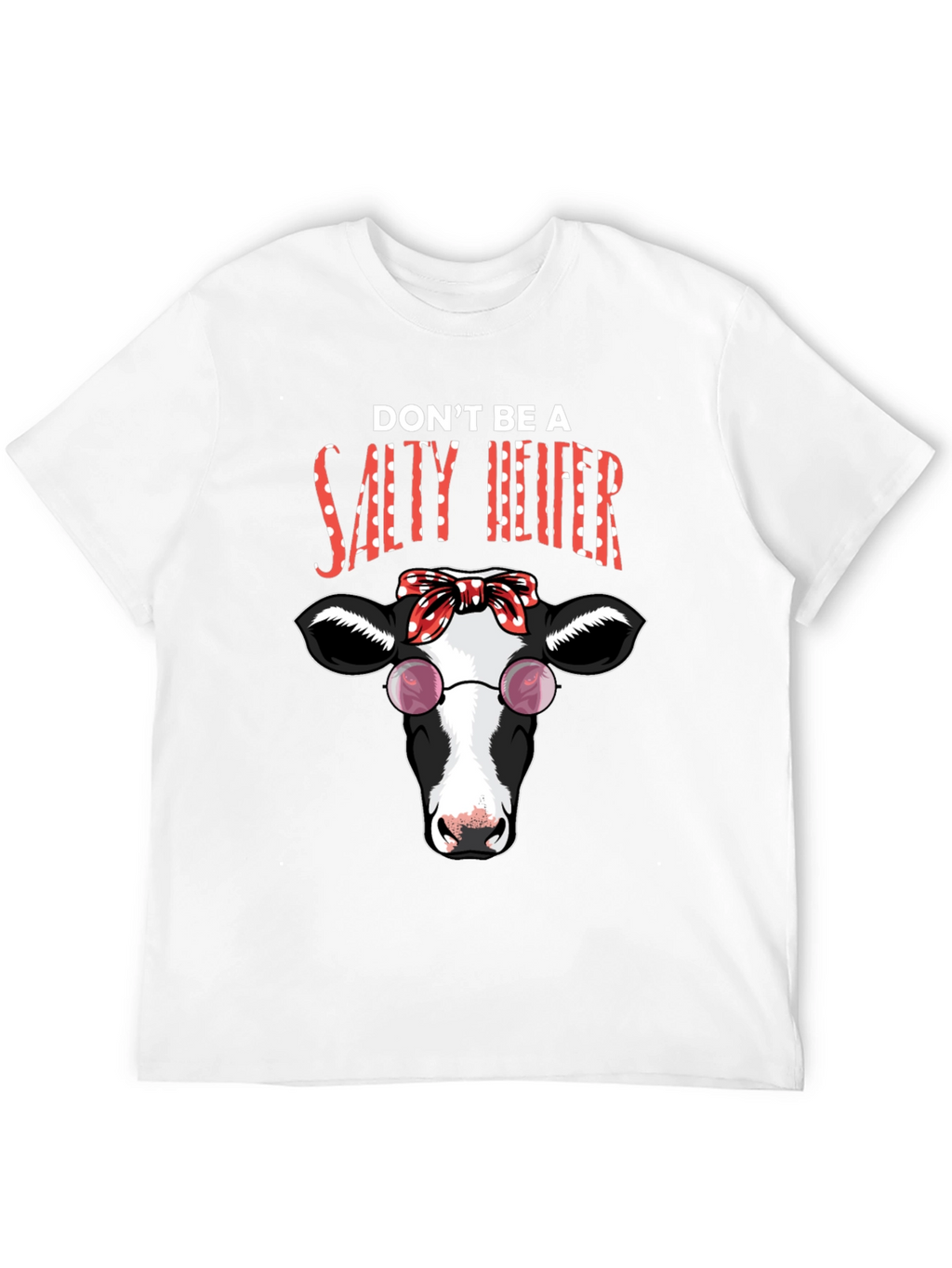 Salty Heifer T-Shirt - Funny Cow Graphic Tee