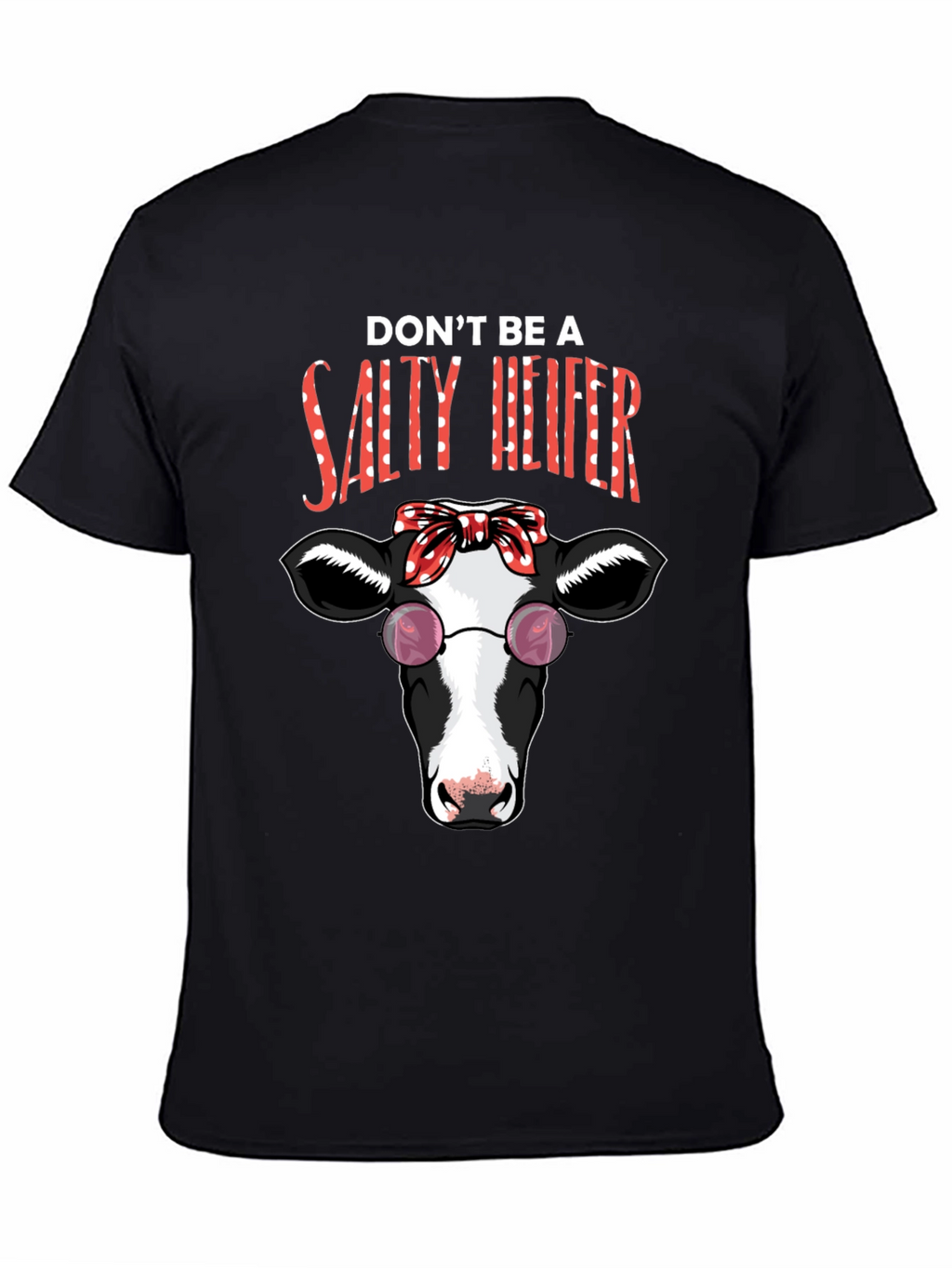 Salty Heifer T-Shirt - Funny Cow Graphic Tee