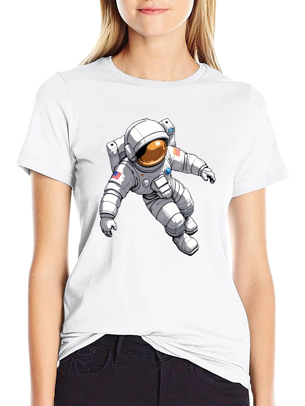 Astronaut Graphic Tee - Stylish Space Adventure