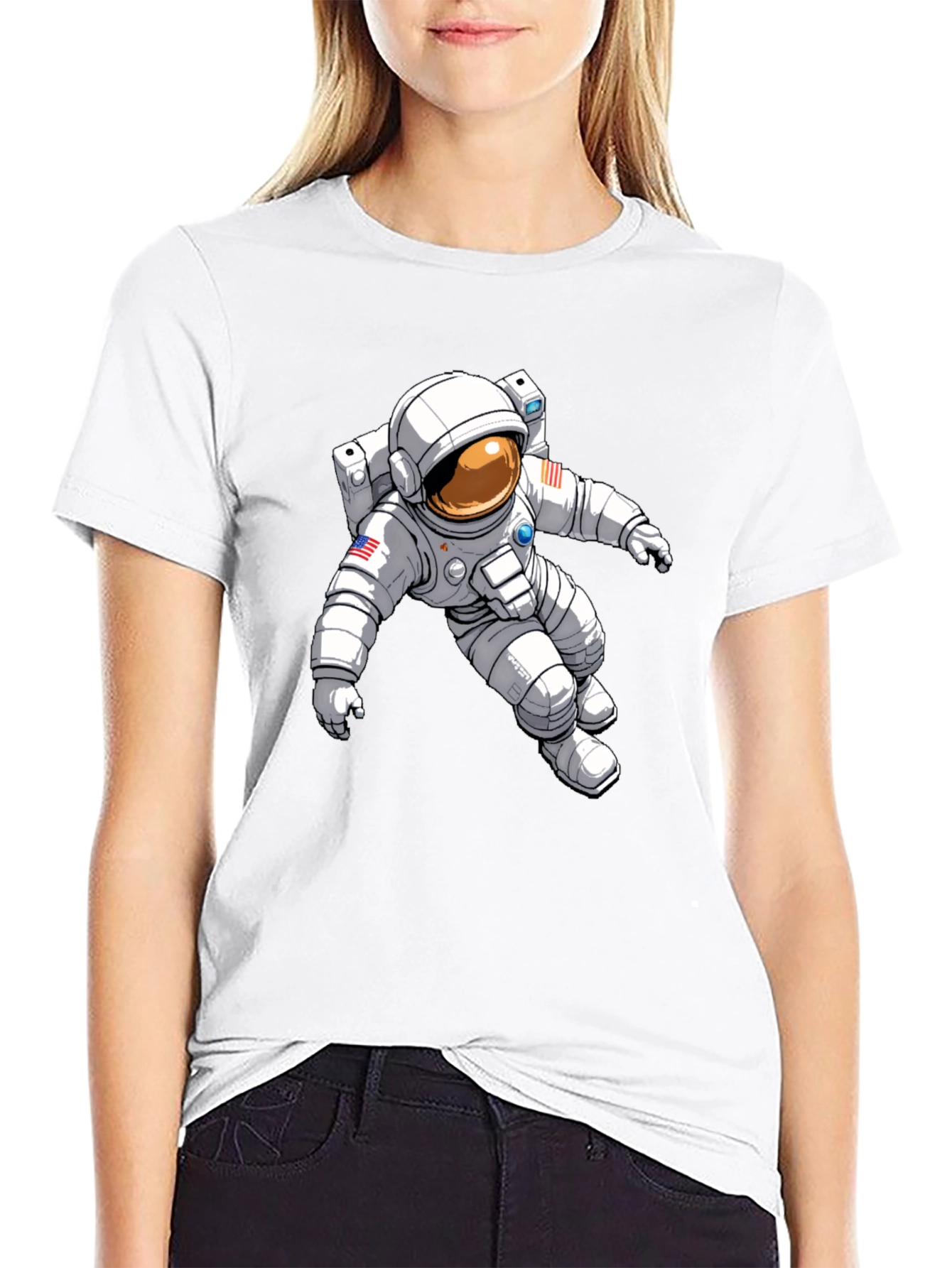 Astronaut Graphic Tee - Stylish Space Adventure