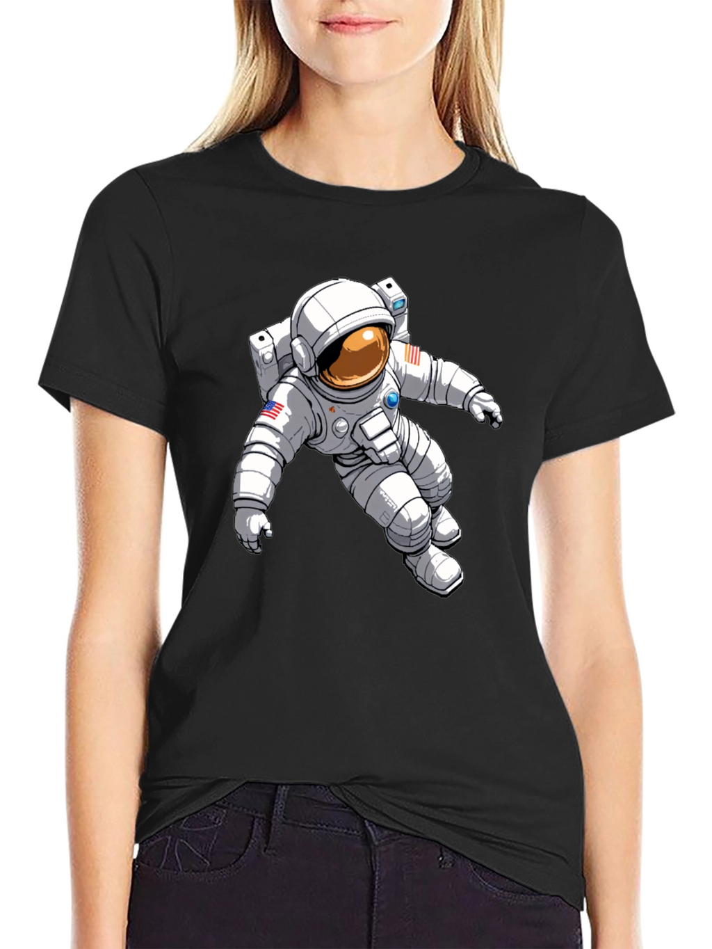 Astronaut Graphic Tee - Stylish Space Adventure