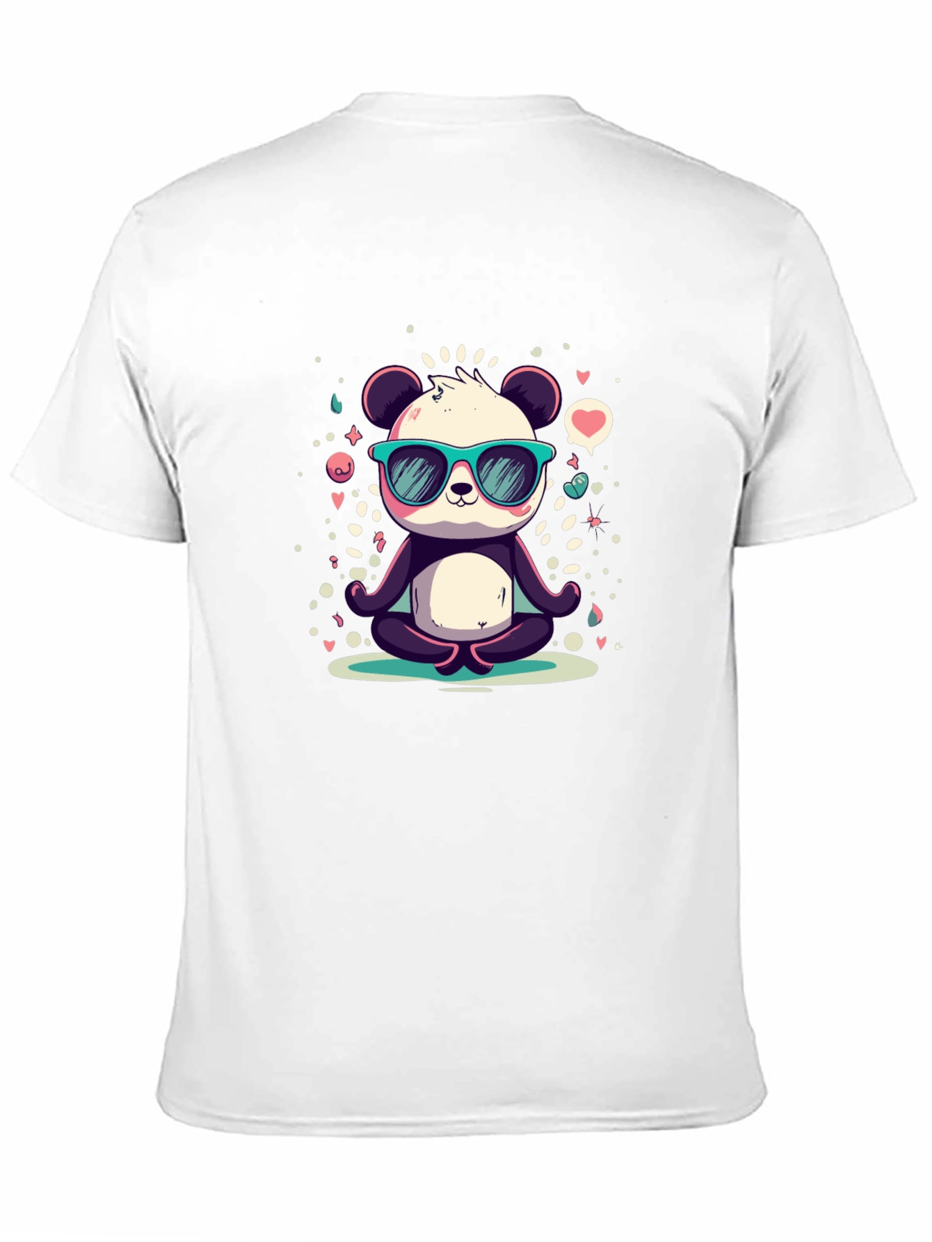 Cool Panda Meditating T-Shirt