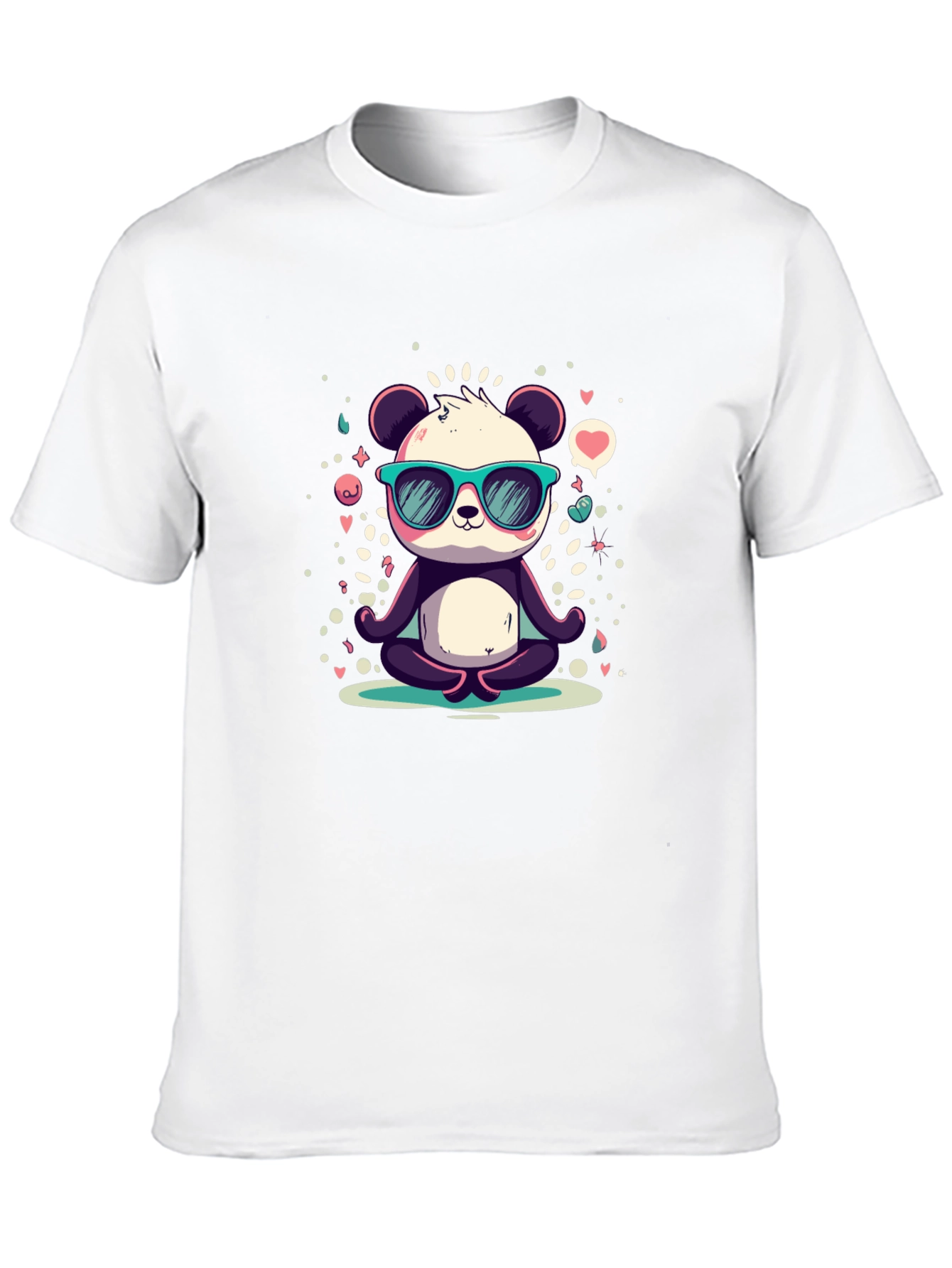 Cool Panda Meditating T-Shirt