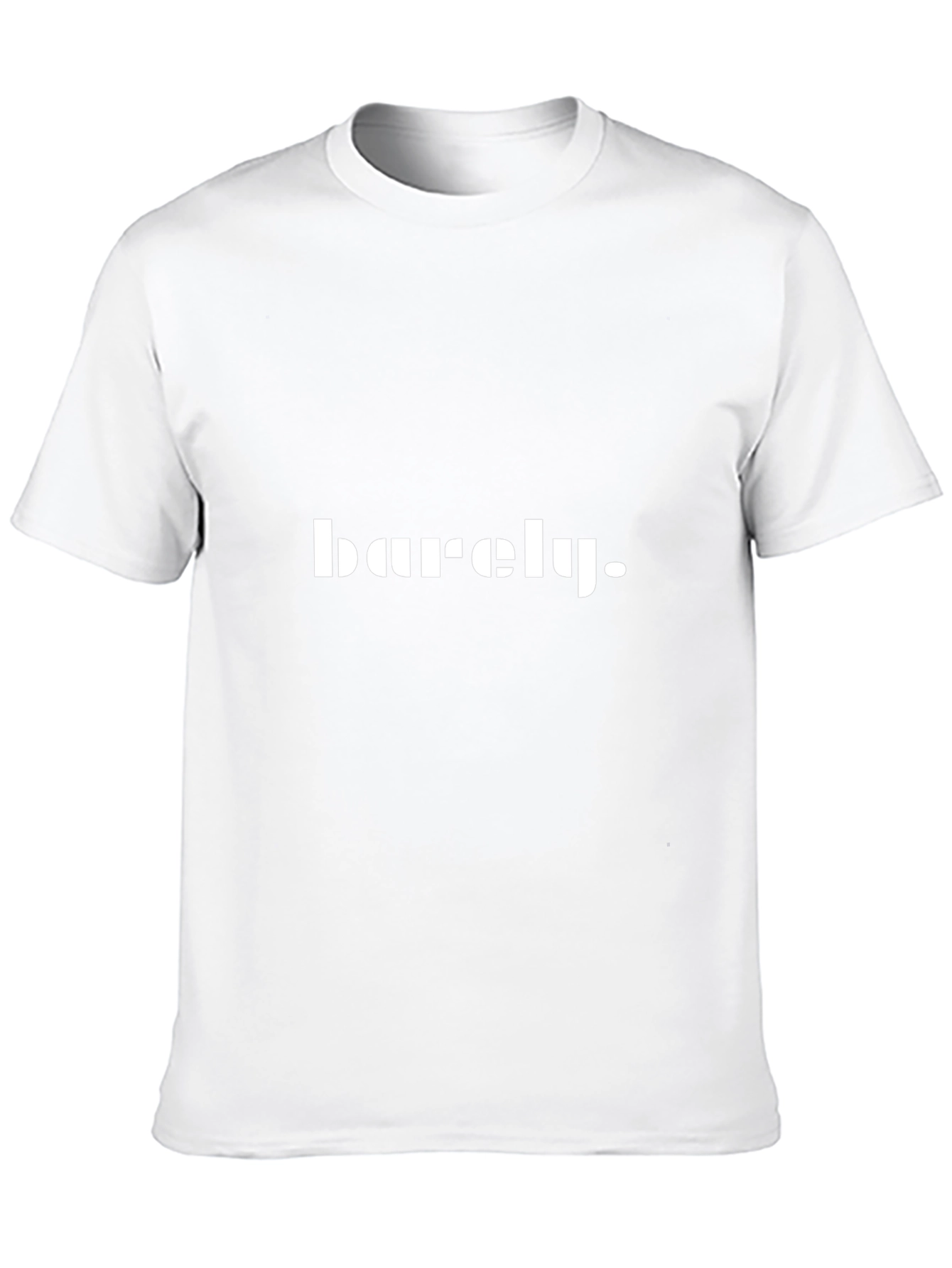 Barely Graphic Tee - Casual Comfort