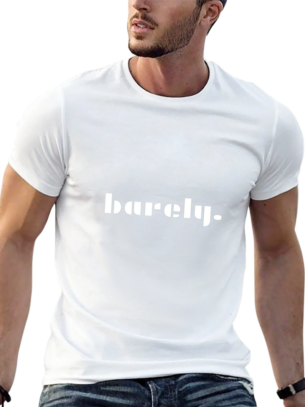 Barely Graphic Tee - Casual Comfort
