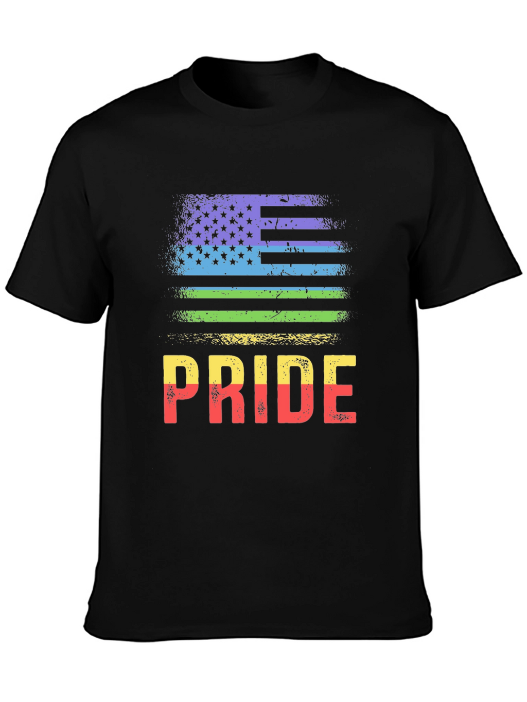 Pride Flag T-Shirt - LGBTQ+ Rainbow Tee