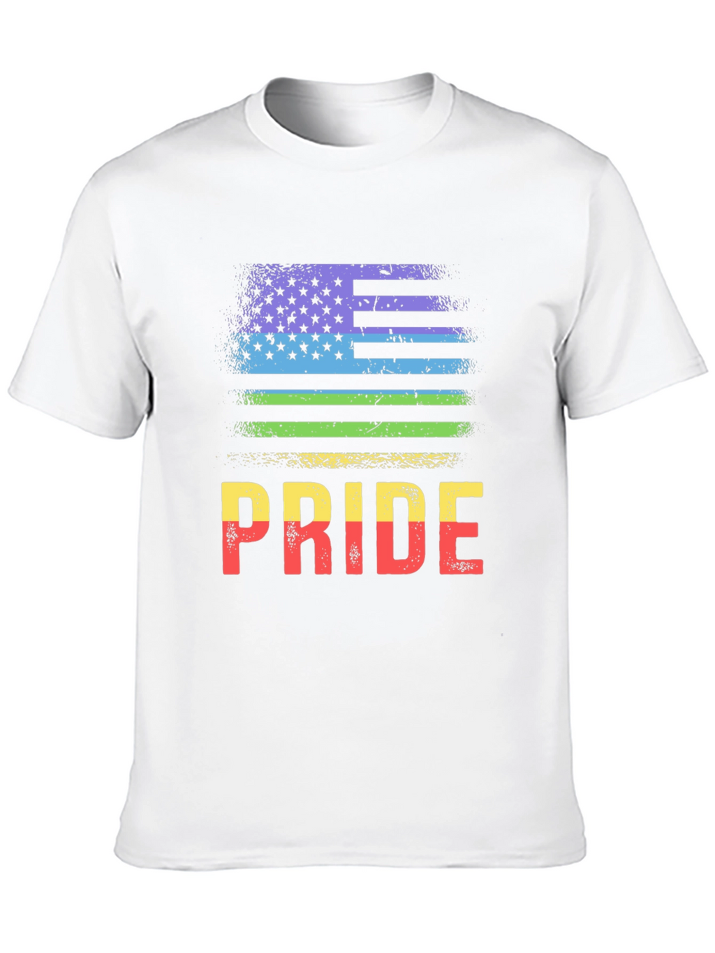 Pride Flag T-Shirt - LGBTQ+ Rainbow Tee