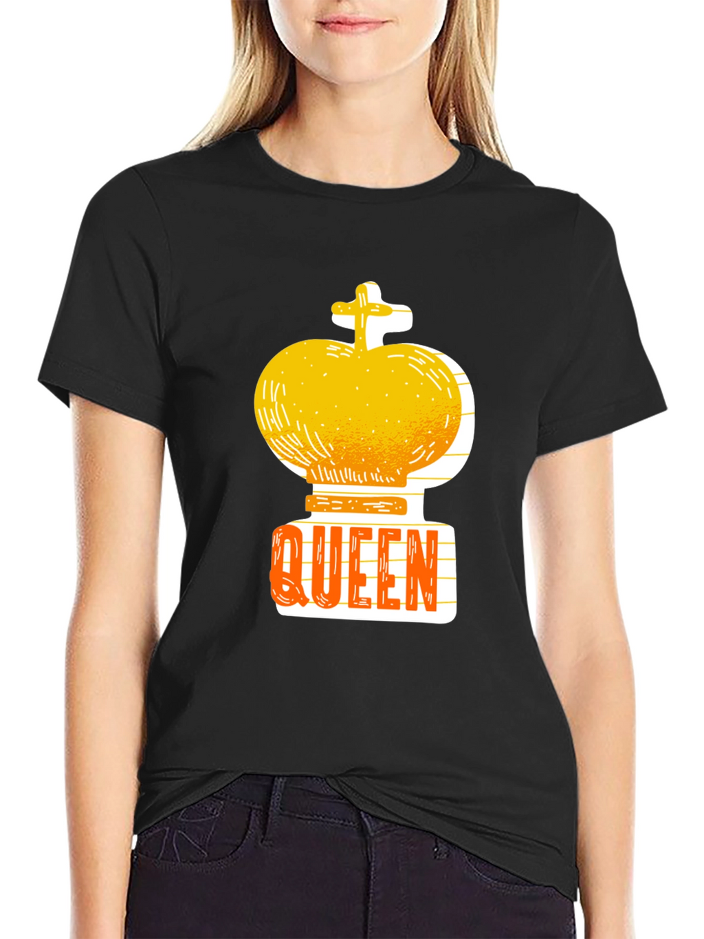 Queen Chess Piece Graphic Tee