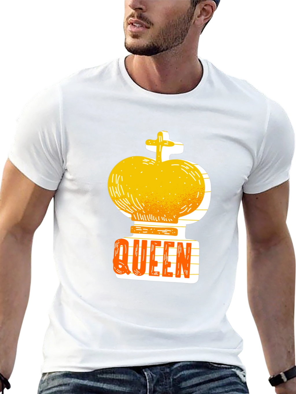 Queen Chess Piece Graphic Tee