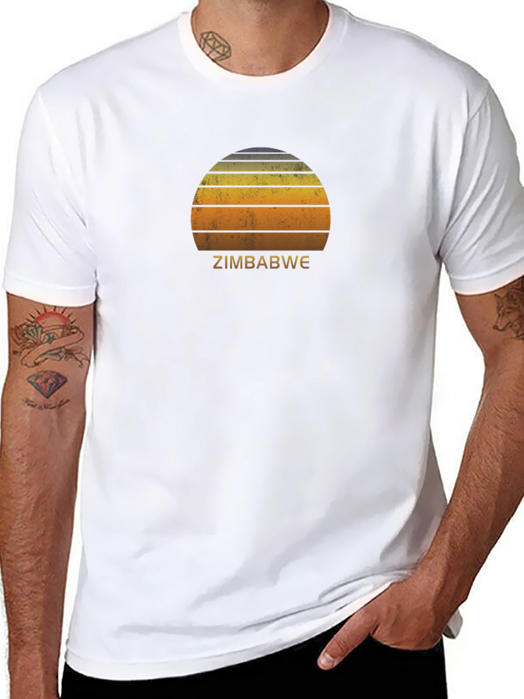 Zimbabwe Sunset Graphic T-Shirt
