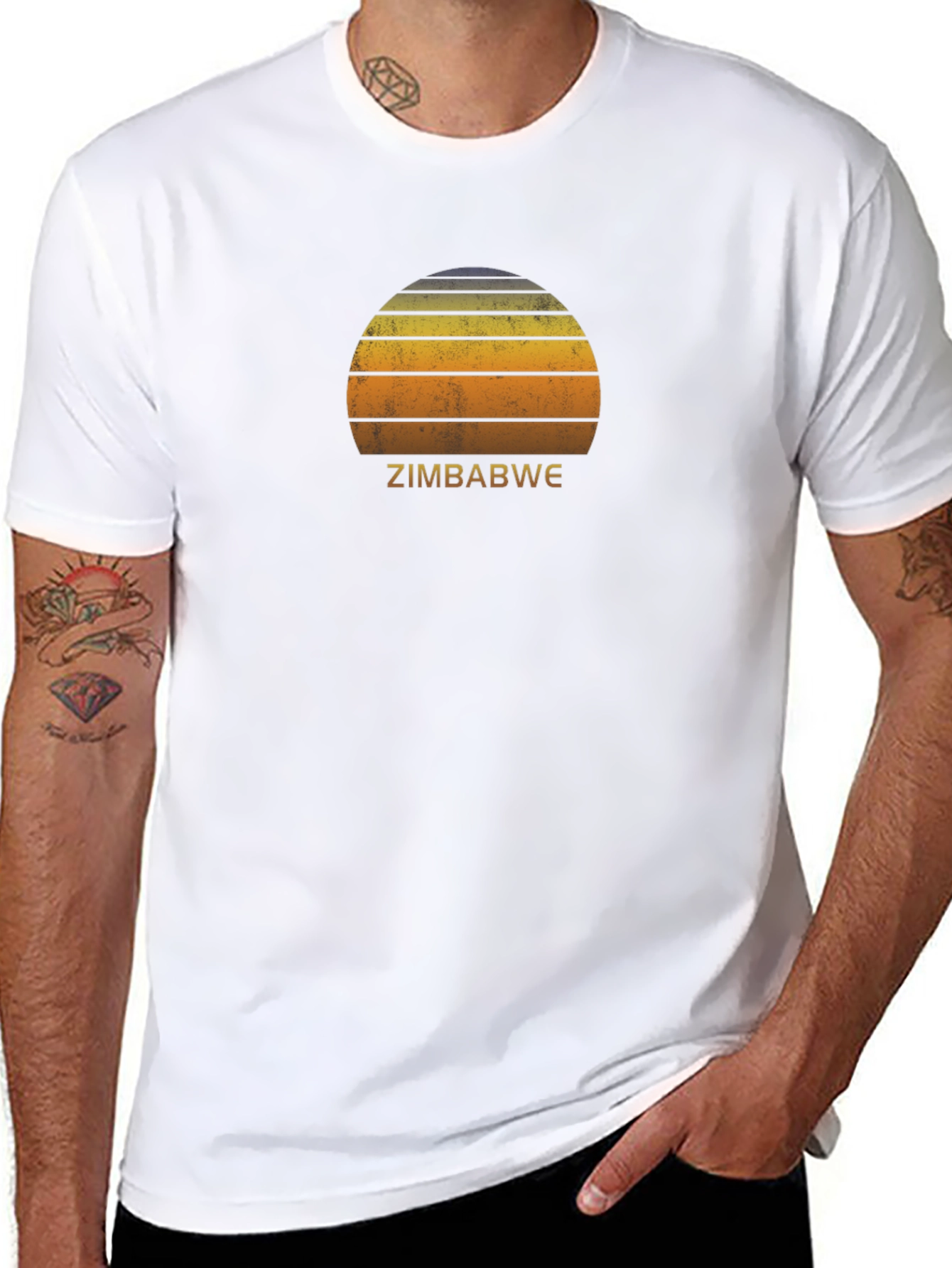 Zimbabwe Sunset Graphic T-Shirt