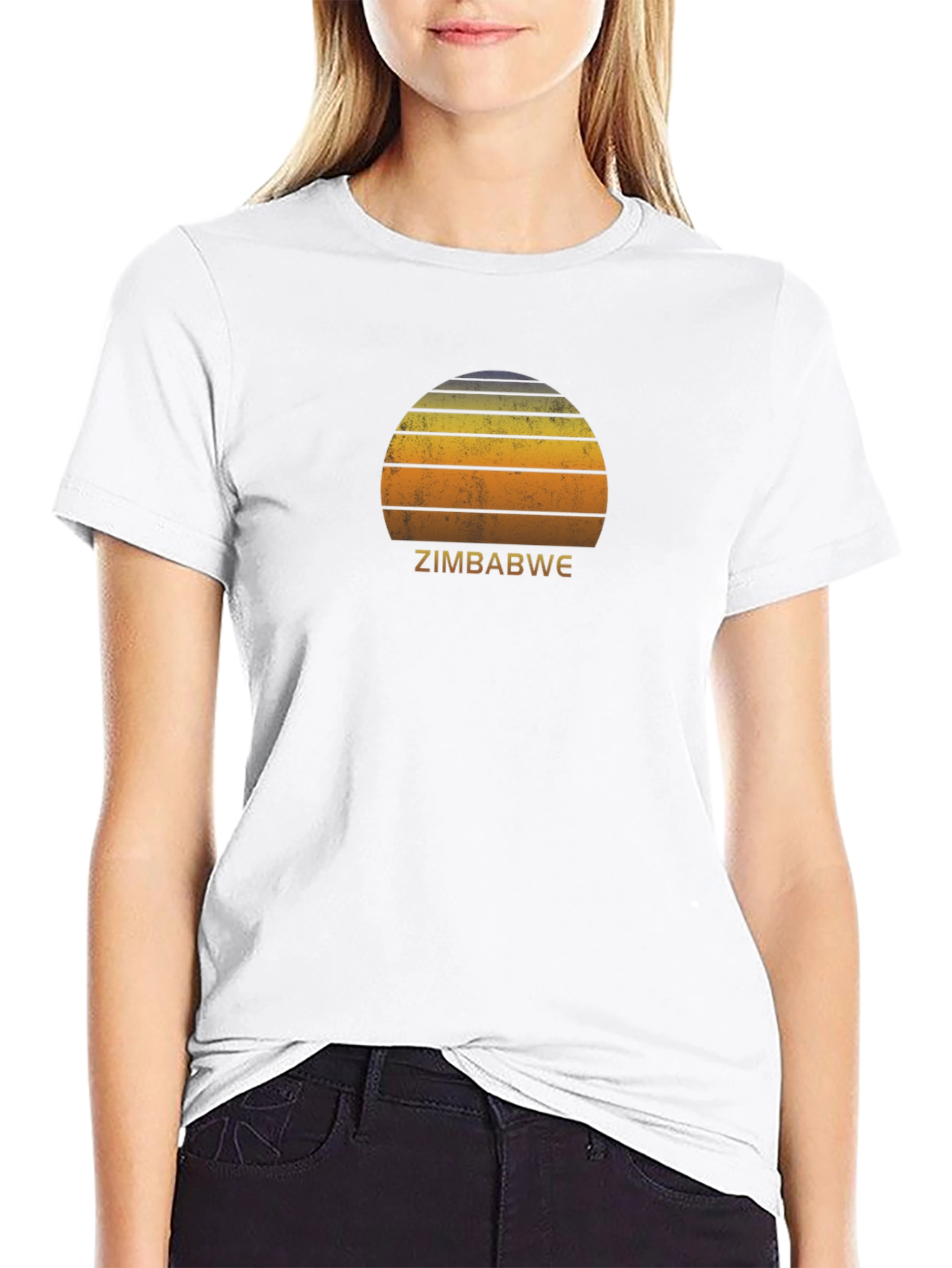Zimbabwe Sunset Graphic T-Shirt