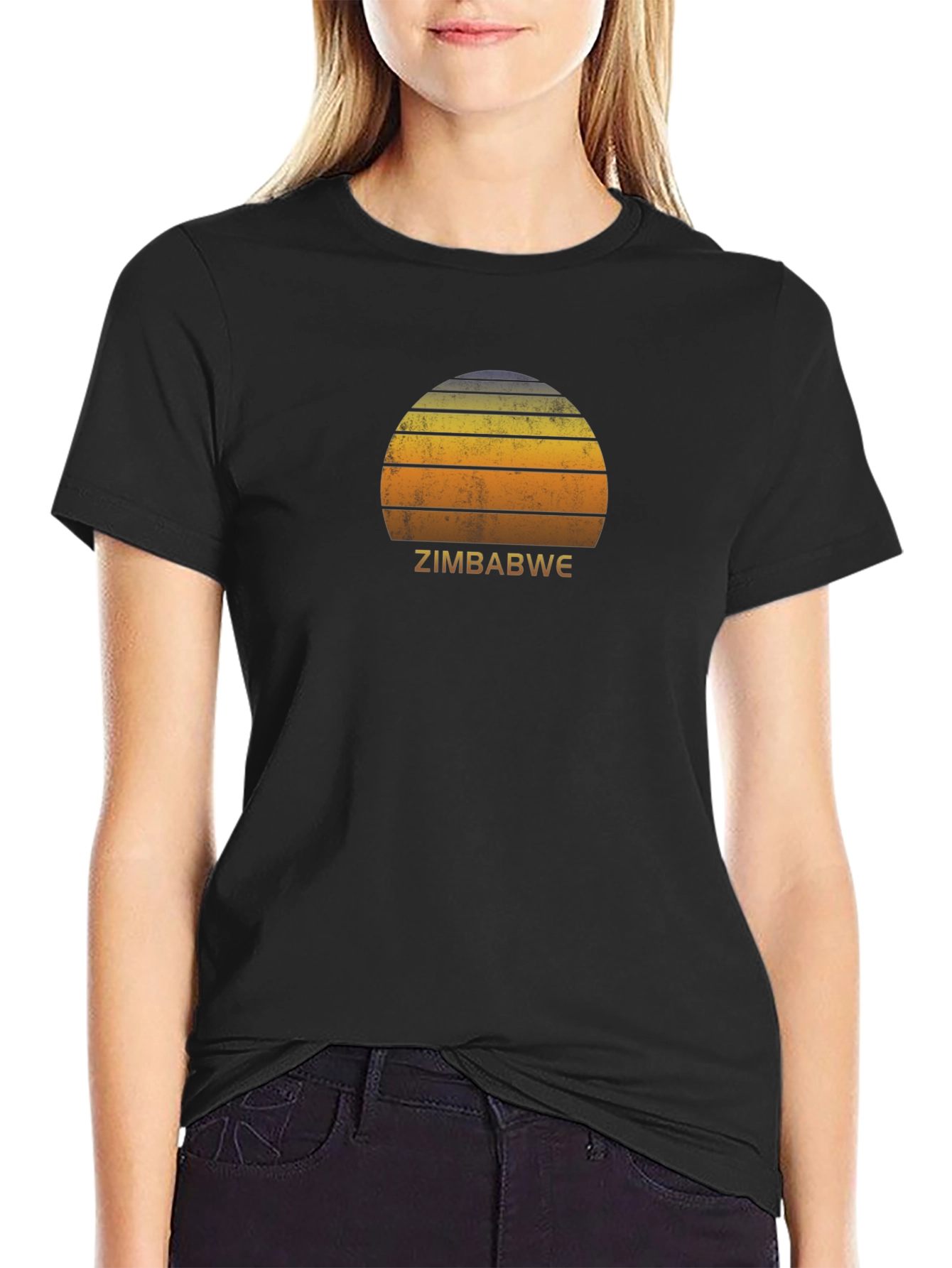 Zimbabwe Sunset Graphic T-Shirt