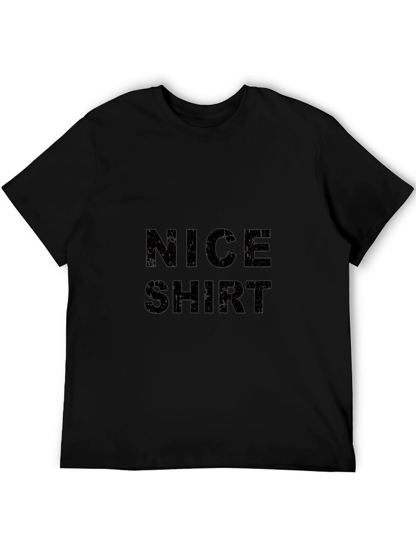 Nice Shirt Black Graphic Tee