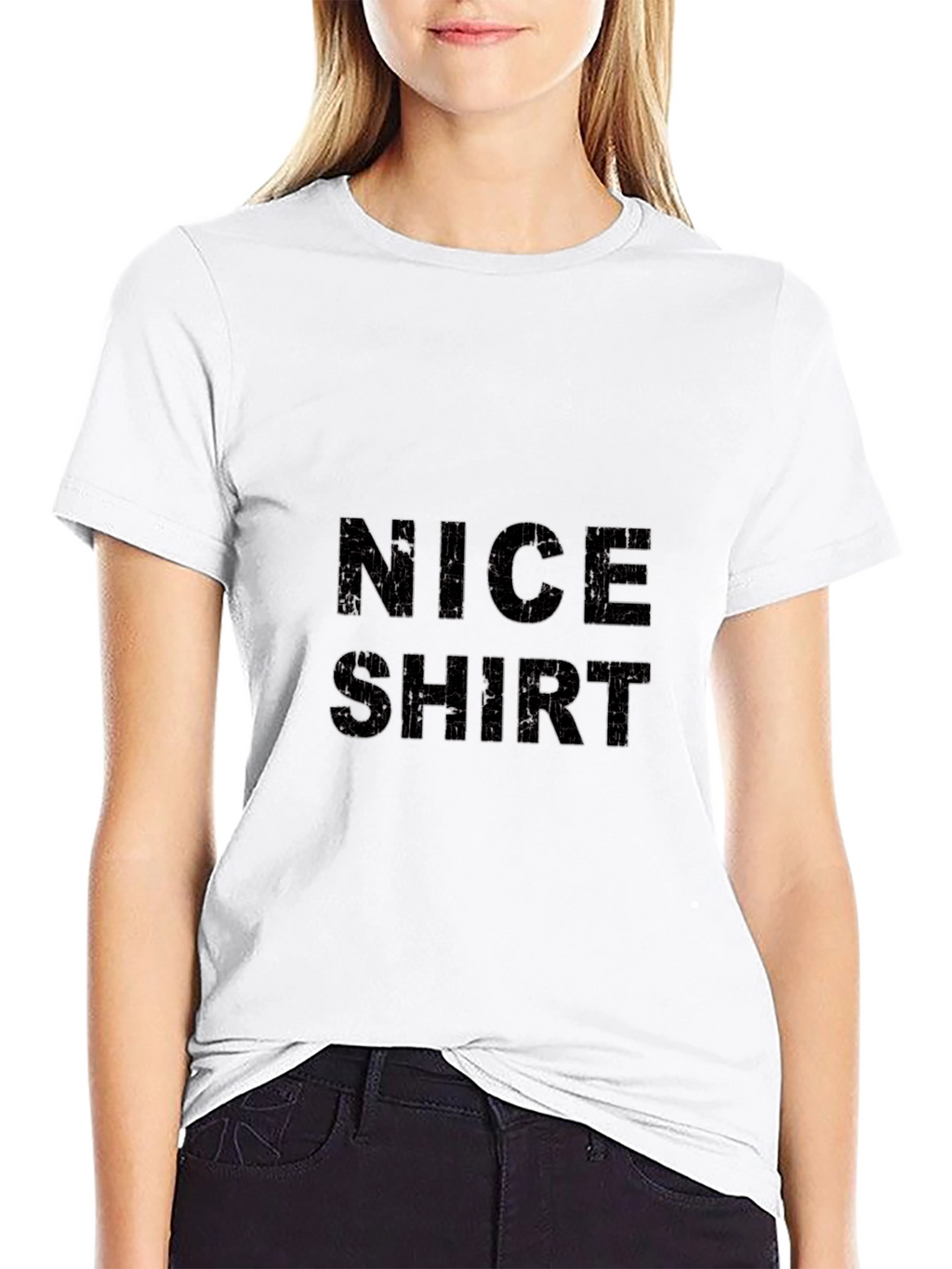 Nice Shirt Black Graphic Tee