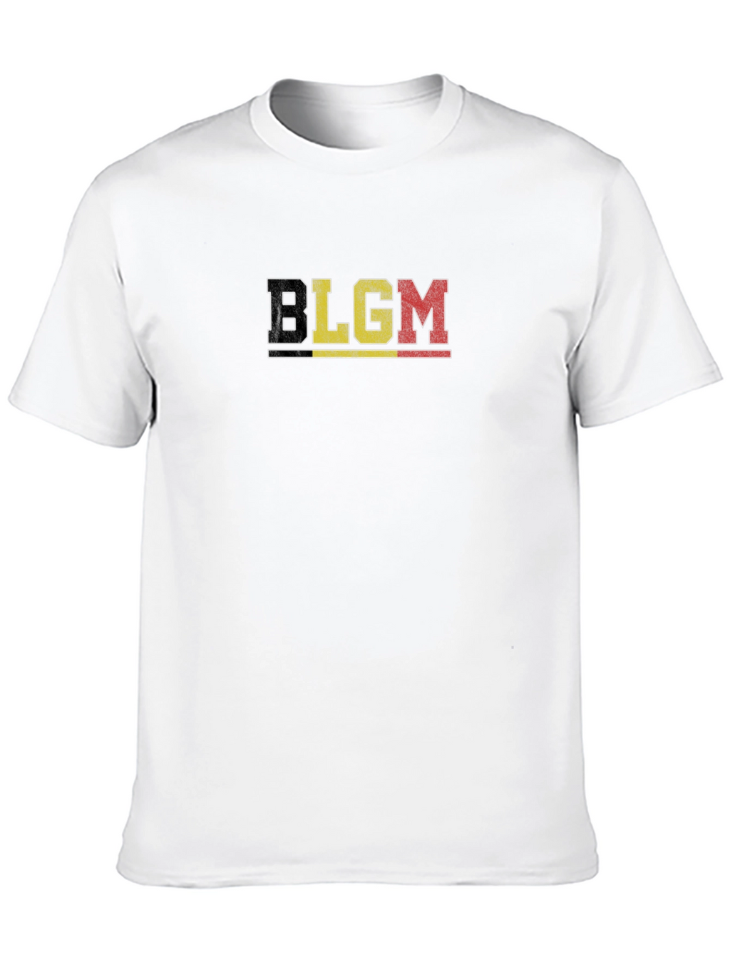 Belgium Flag T-Shirt - BLGM Black Tee