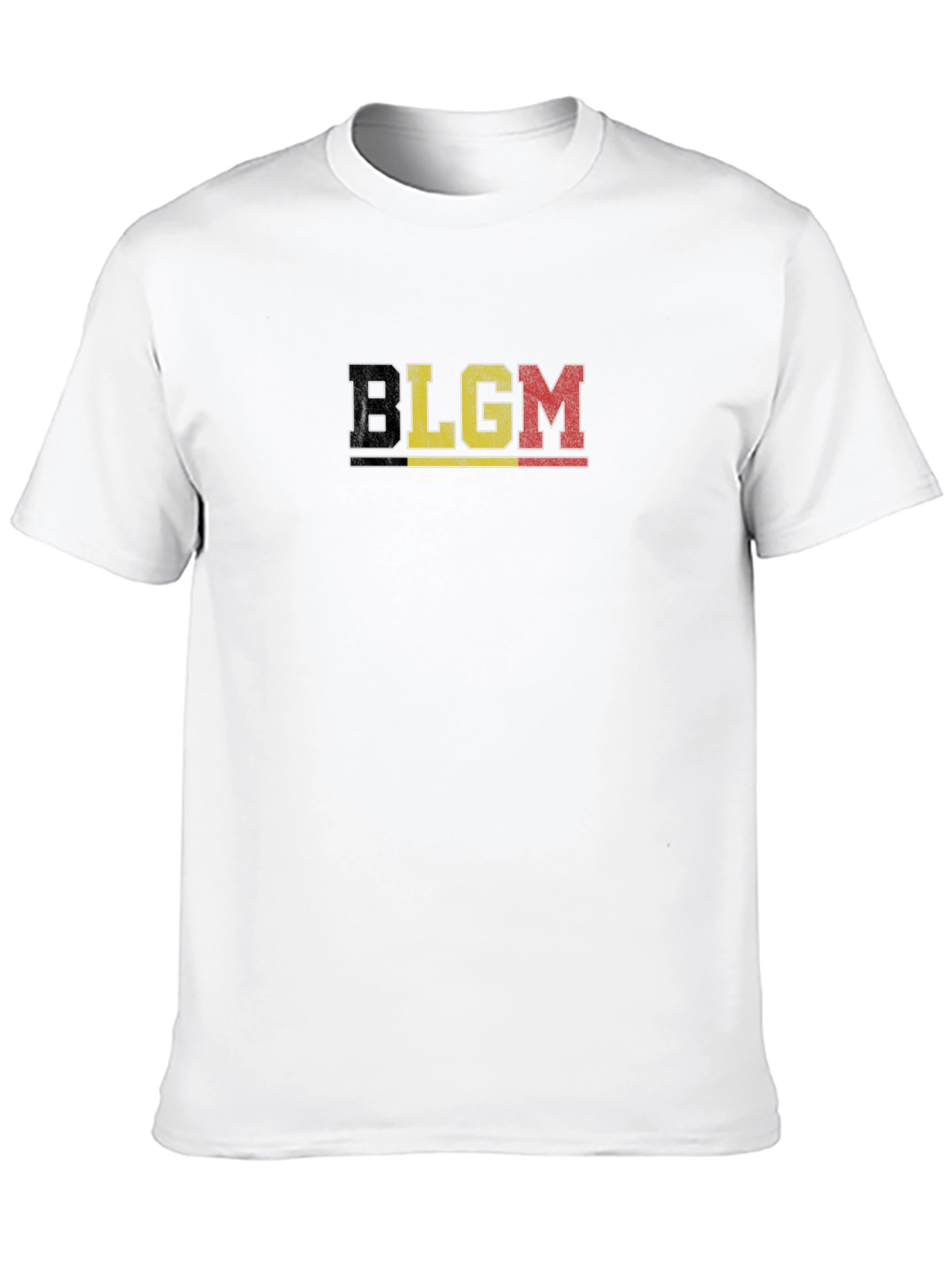 Belgium Flag T-Shirt - BLGM Black Tee