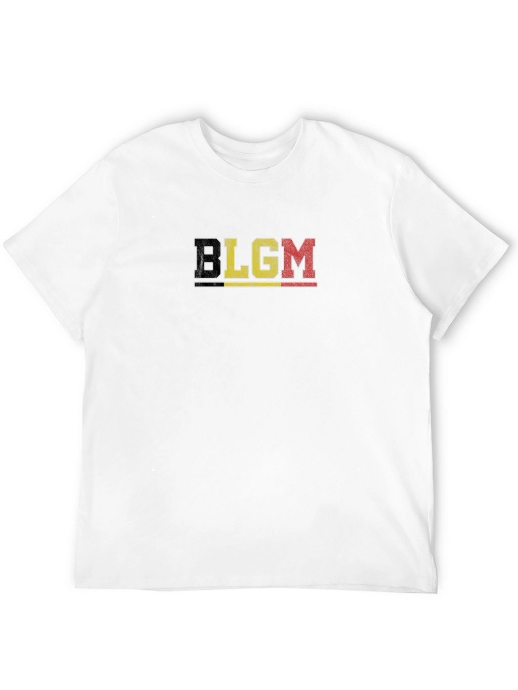 Belgium Flag T-Shirt - BLGM Black Tee