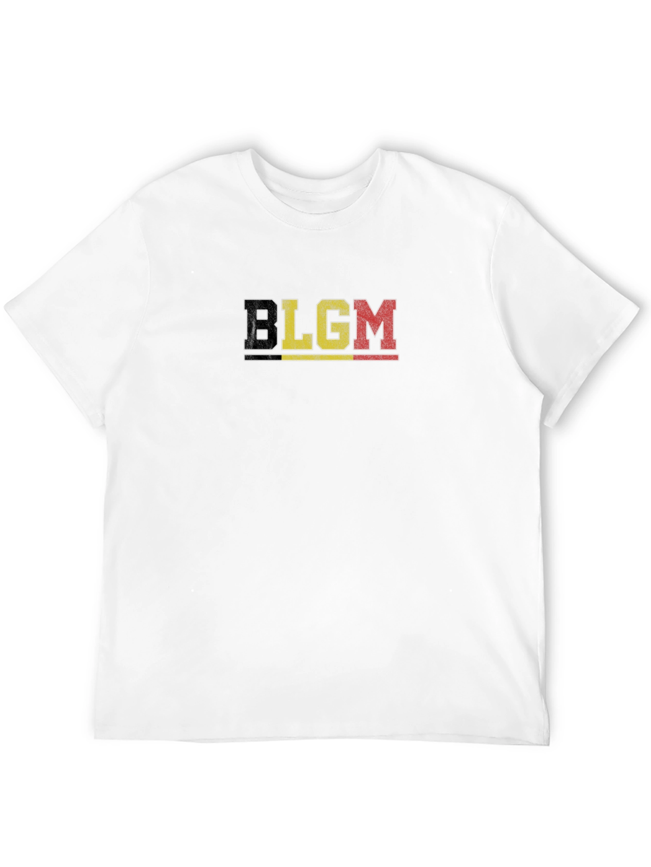 Belgium Flag T-Shirt - BLGM Black Tee