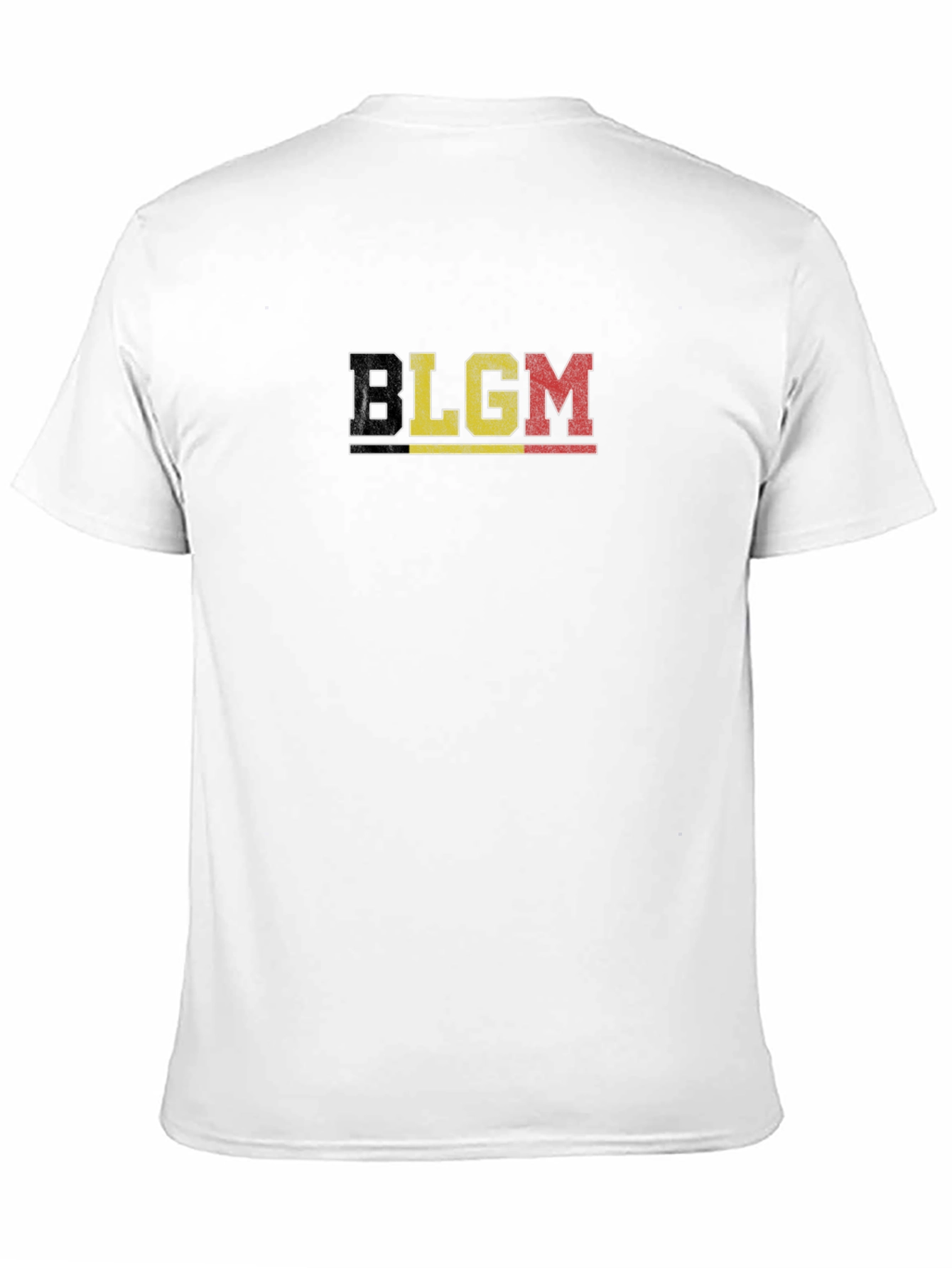 Belgium Flag T-Shirt - BLGM Black Tee
