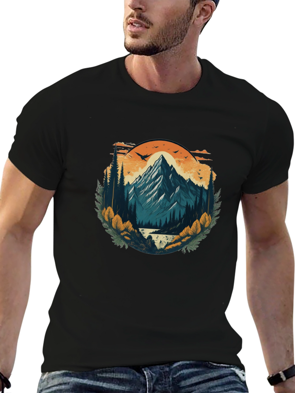 Mountain Graphic Tee - Adventure Awaits!