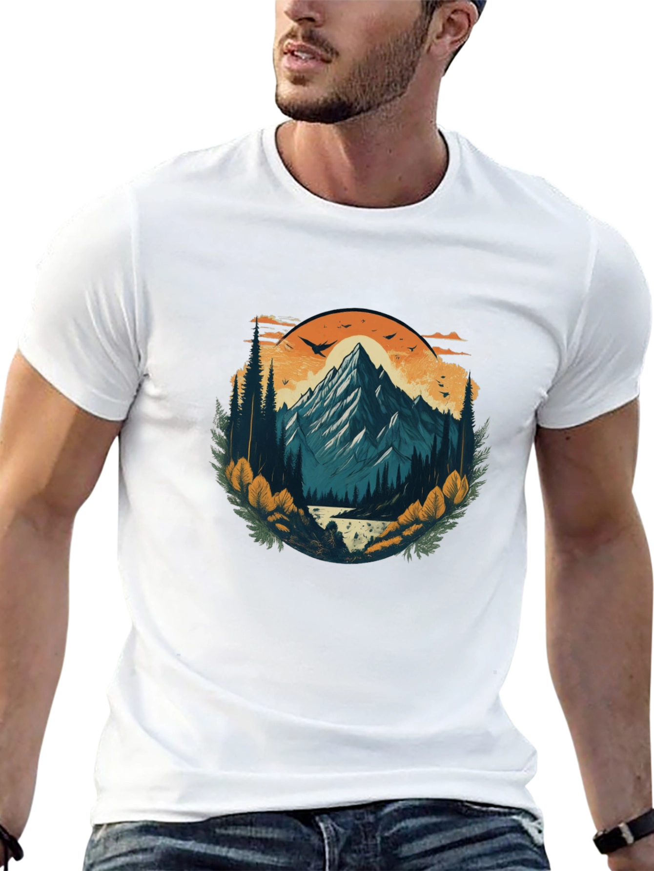 Mountain Graphic Tee - Adventure Awaits!
