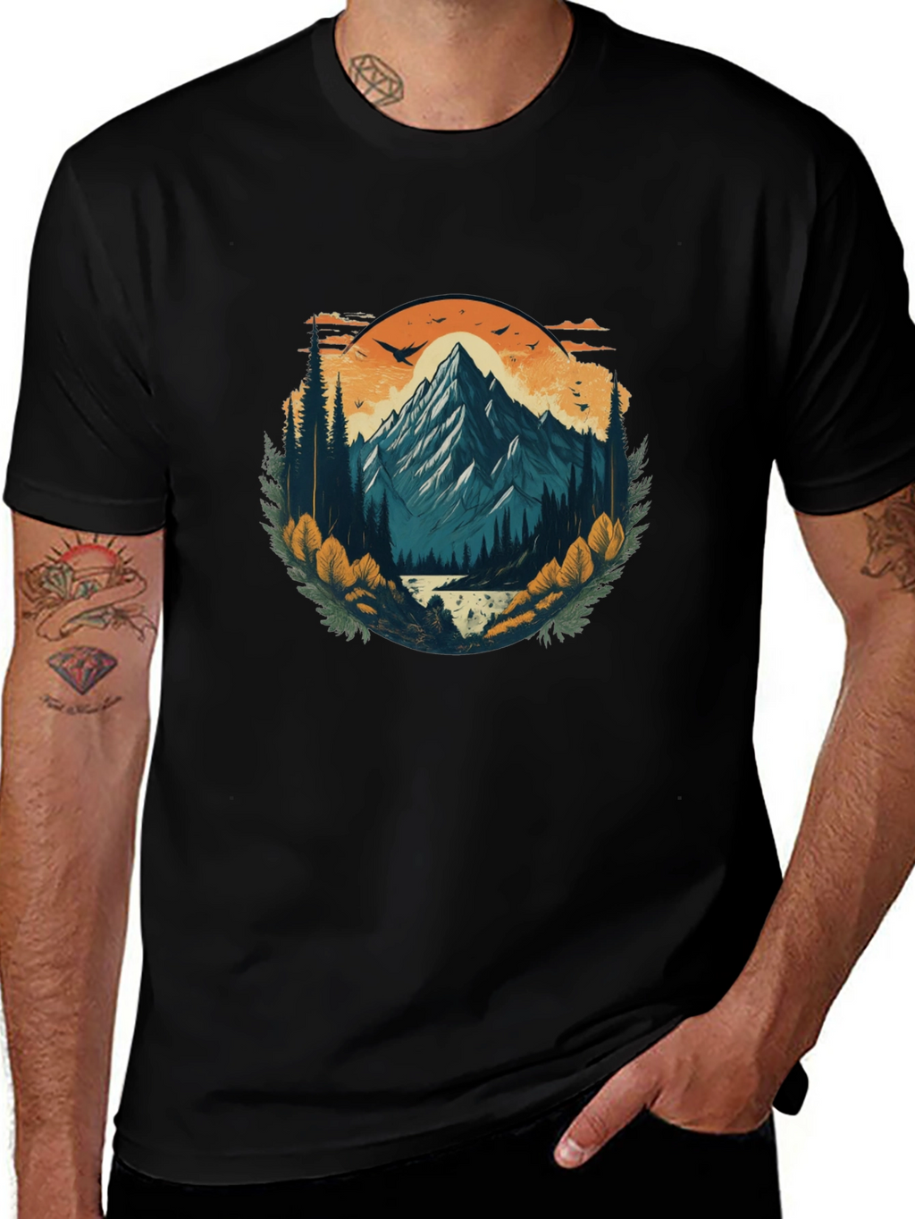 Mountain Graphic Tee - Adventure Awaits!